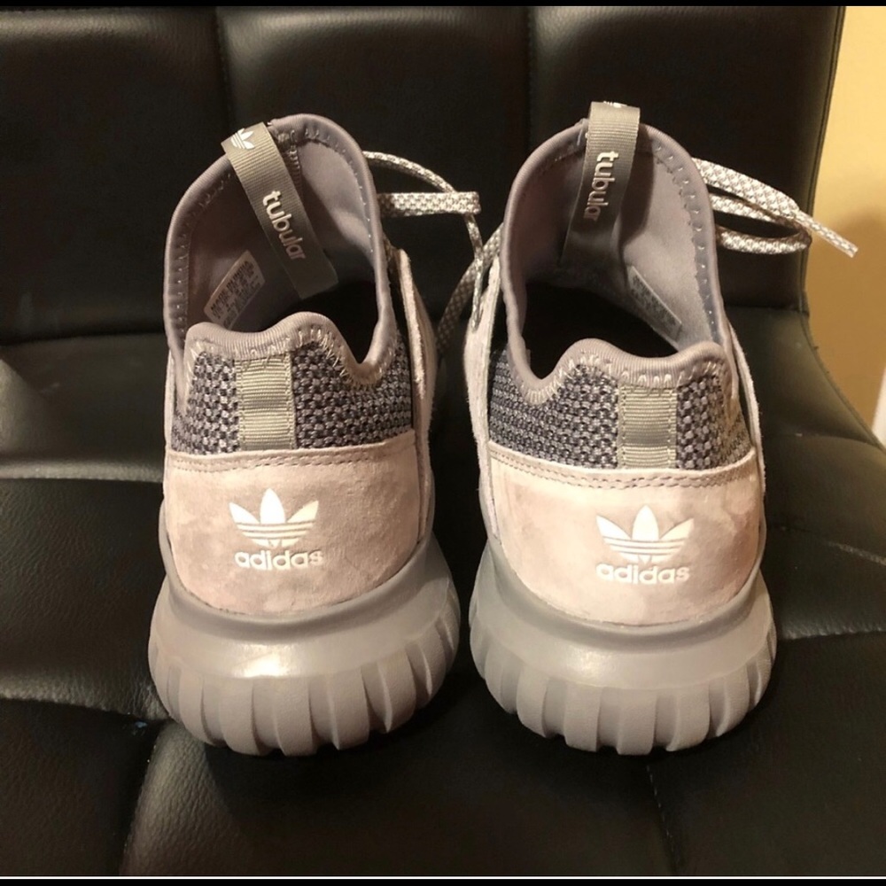 Grey Adidas shoes